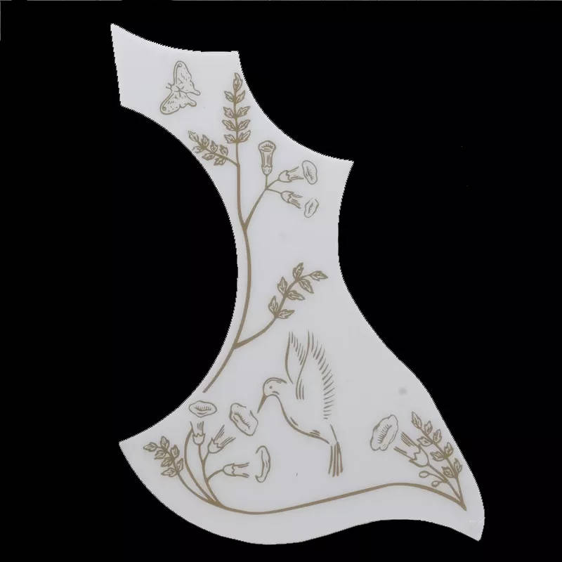 Acoustic Guitar Pickguard with Hummingbird Pattern