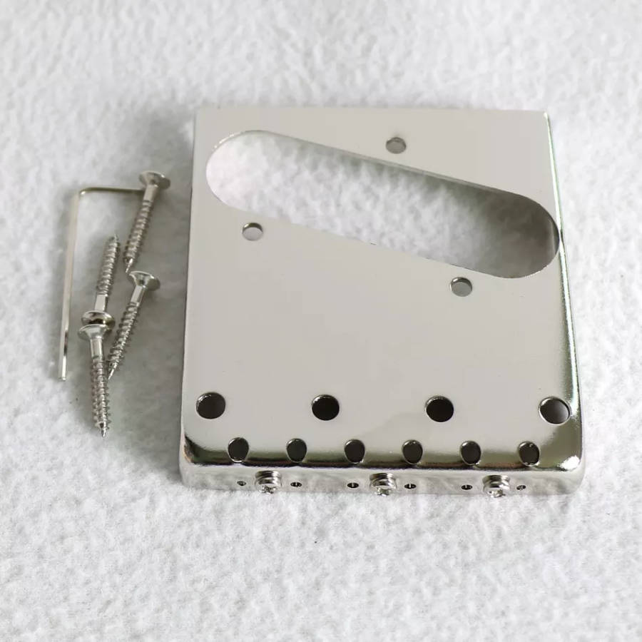 Left hand Ashtray Telecaster Guitar Bridge with 3 Brass Saddles