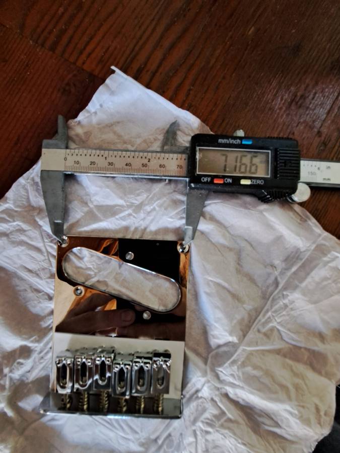 Telecaster Modern Bridge  Chrome