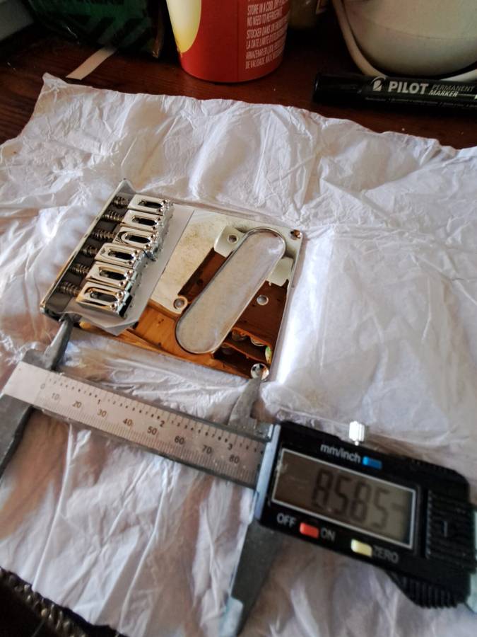 Telecaster Modern Bridge  Chrome