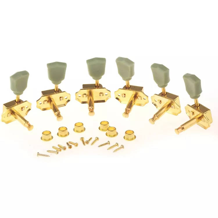 3R3L Gold &amp; Vintage Green Tuner Set