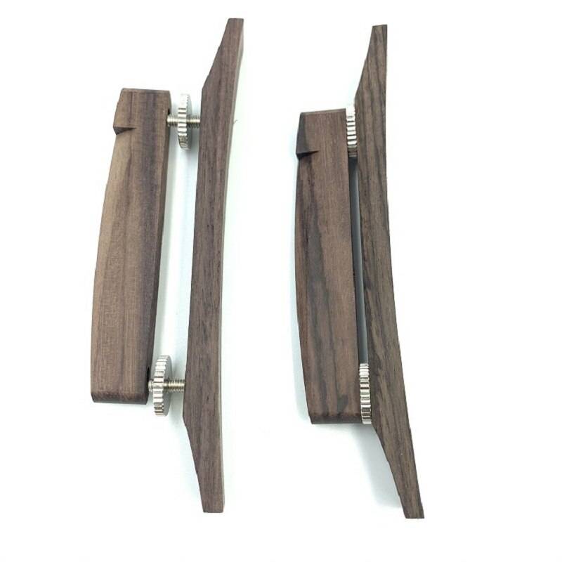 Rosewood Arch Top Jazz Guitar Bridge