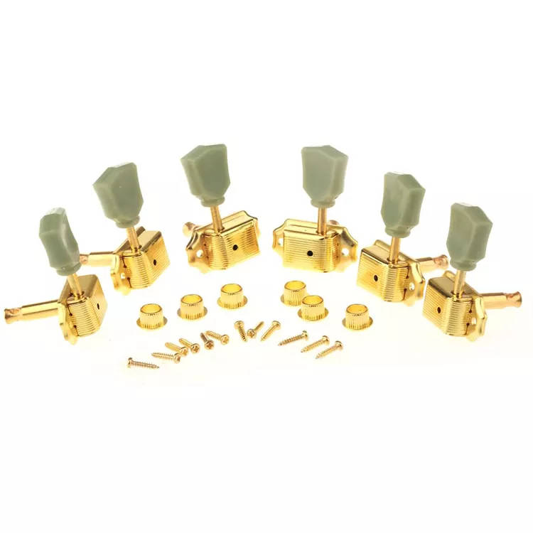 3R3L Gold &amp; Vintage Green Tuner Set