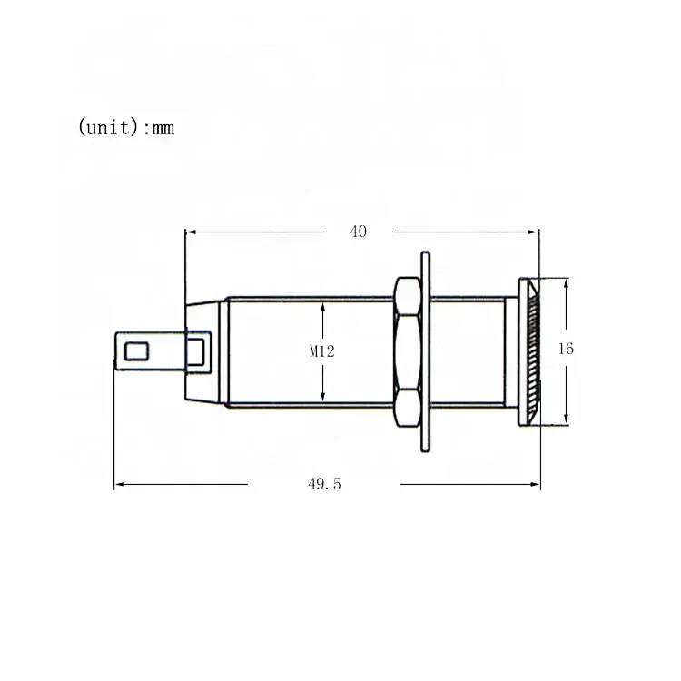 1/4'' (6.35mm) Output Barrel Jack Chrome