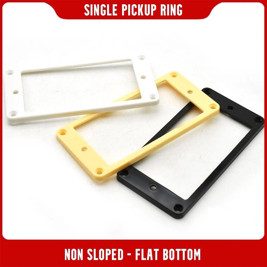 Non Sloped, Flat Bottom Humbucker Pickup Ring (Single)