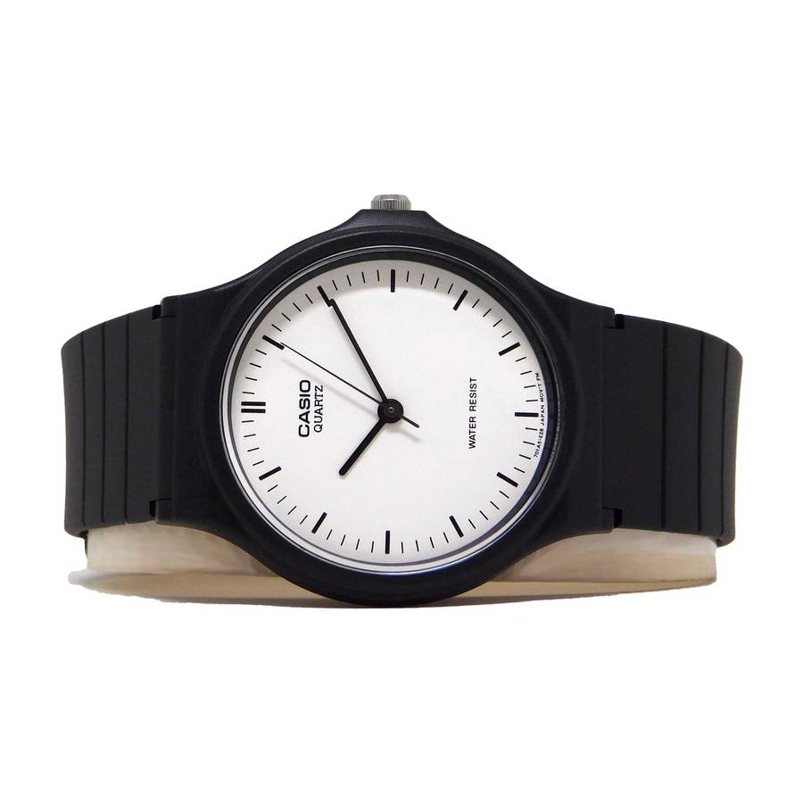 Casio Unisex Classic MQ24-7E Casual Watch With Black Resin Band