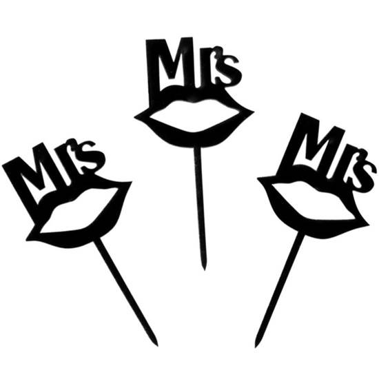 Mrs Cupcake Toppers
