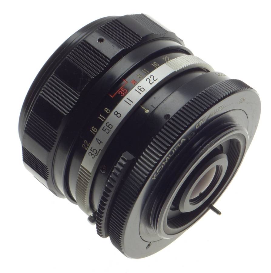 W-Komura f=28mm 1:3.5 Classic 35mm Film Camera Lens - Komura