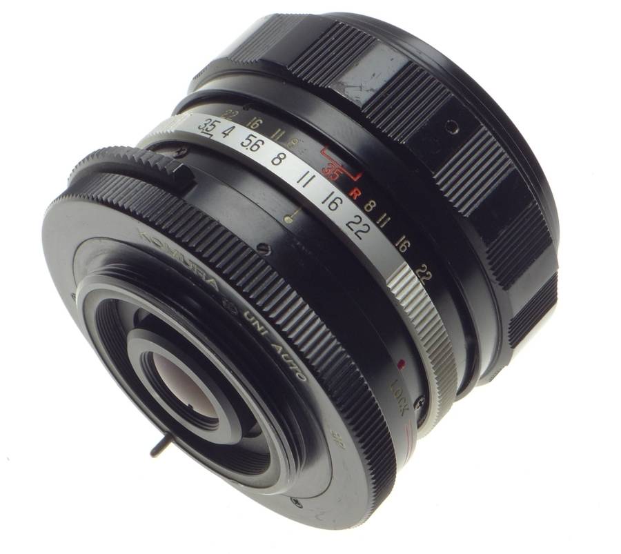 W-Komura f=28mm 1:3.5 Classic 35mm Film Camera Lens - Komura