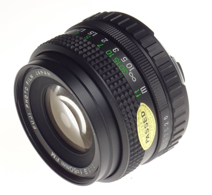 used X-Fujinon 1:1.9 f=50mm FM Photo Vintage SLR camera lens - Fujinon