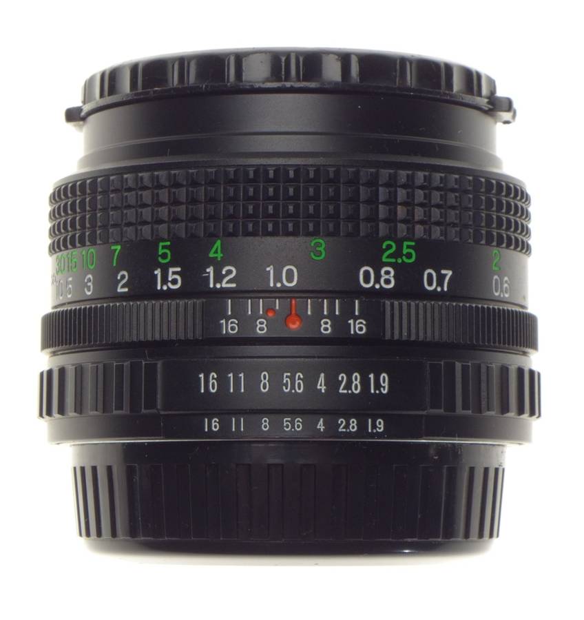 used X-Fujinon 1:1.9 f=50mm FM Photo Vintage SLR camera lens - Fujinon