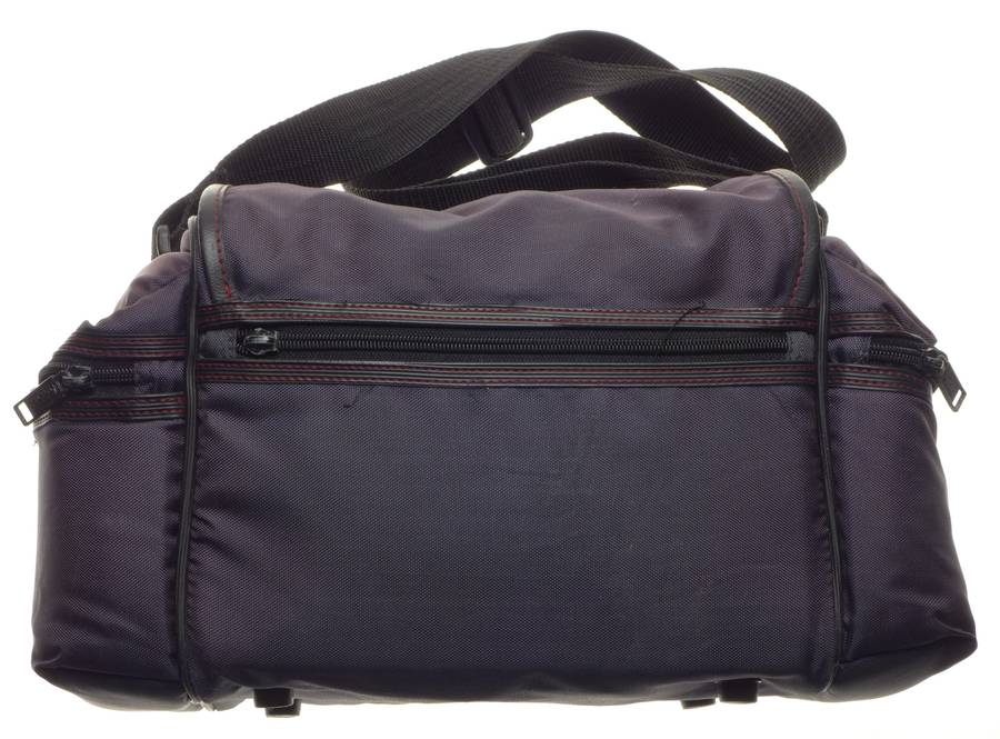 Fotima Blue used camera bag with neck strap compartments - Fotima