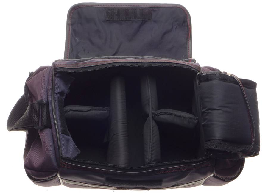 Fotima Blue used camera bag with neck strap compartments - Fotima