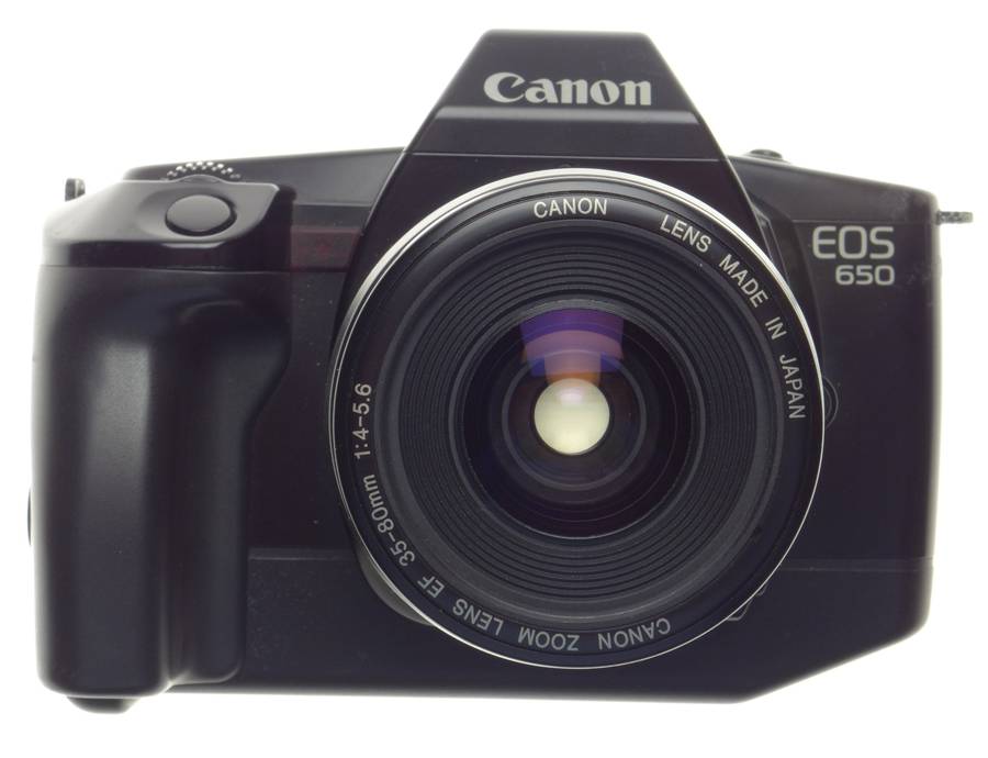 Canon EOS 650 film 35mm vintage camera body Zoom EF 35-80mm lens - Canon