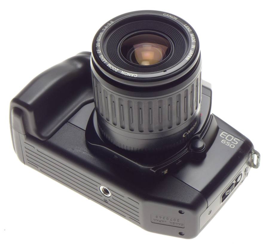 Canon EOS 650 film 35mm vintage camera body Zoom EF 35-80mm lens - Canon
