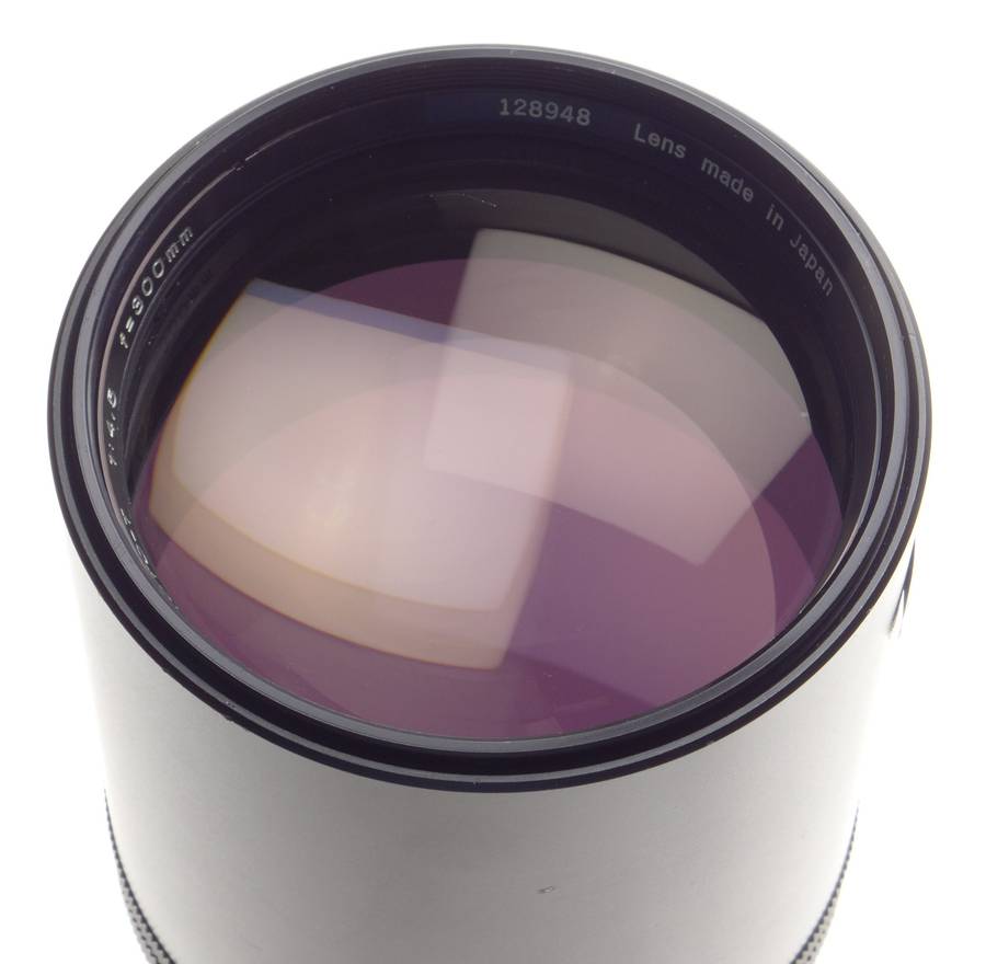 Olympus OM-System Auto-S 1:4.5 f=300mm Zuiko 4.5/300mm film camera lens 35mm
