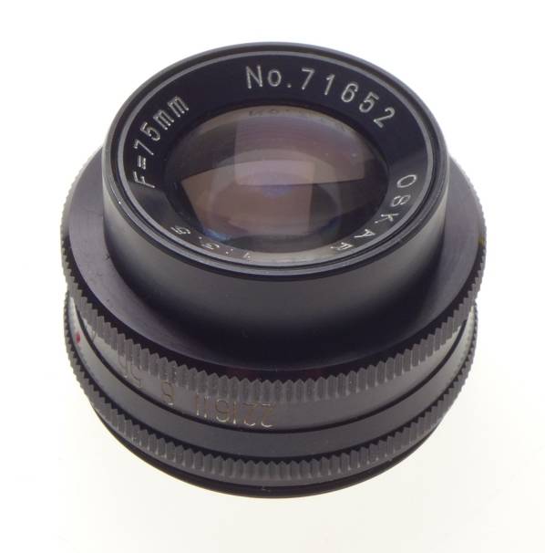 Oskar 3.5 f=75mm black vintage M42 enlarging lens clean condition - Oskar