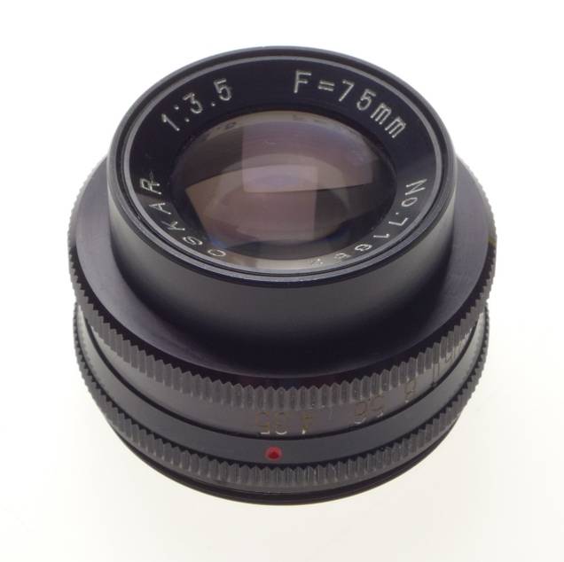 Oskar 3.5 f=75mm black vintage M42 enlarging lens clean condition - Oskar