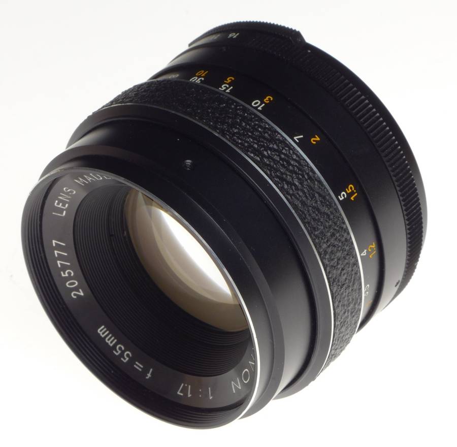 Auto CHINON 1:1.7 f=55mm screw mount Fast Glass vintage SLR camera lens kit - Chinon