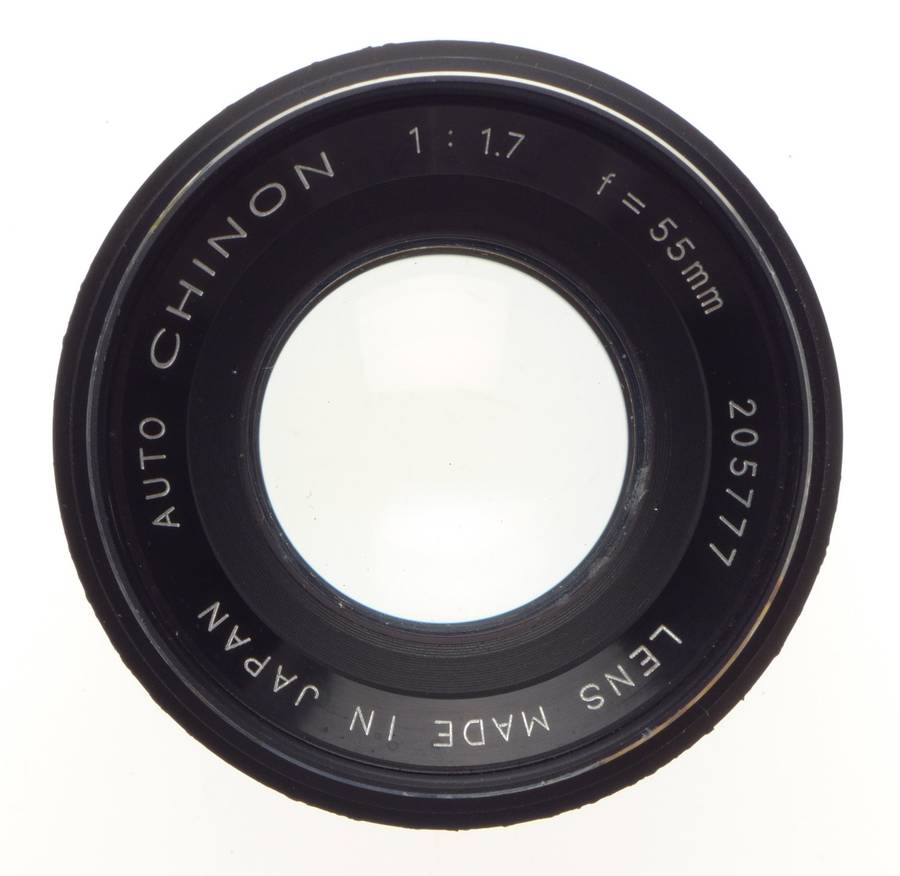 Auto CHINON 1:1.7 f=55mm screw mount Fast Glass vintage SLR camera lens kit - Chinon