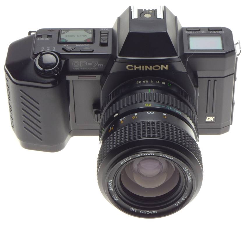Chinon CP-7M SLR film camera Auto Zoom 35-70mm DX Multi Program - Other Cameras