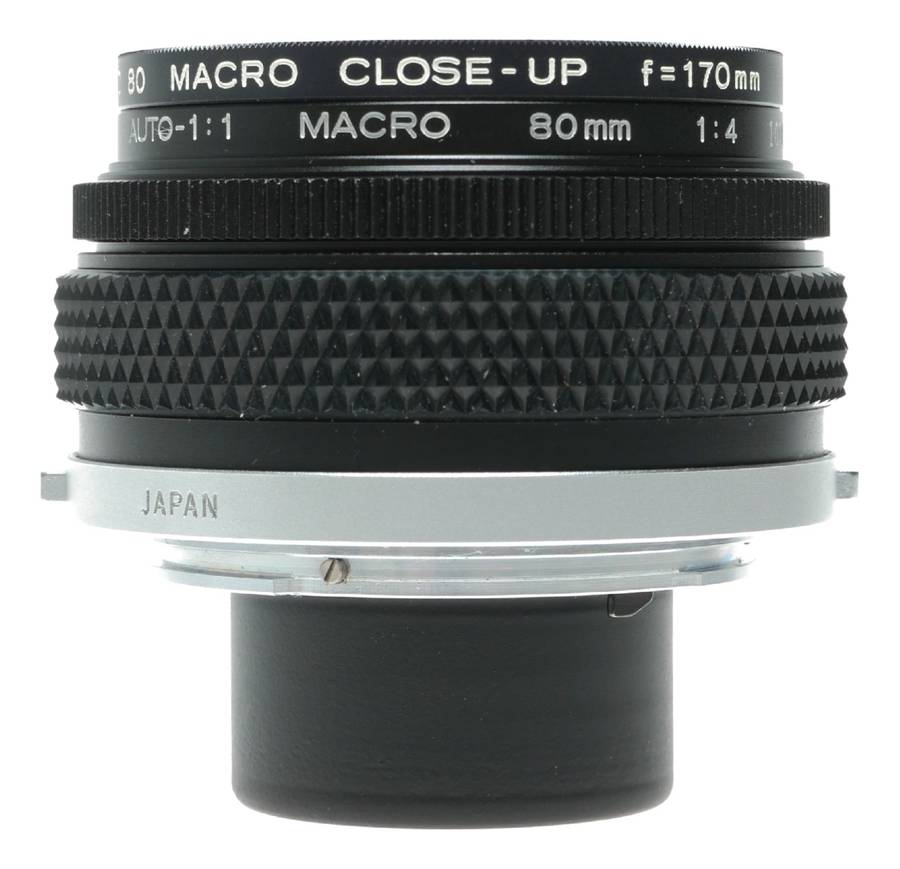 Olympus OM Zuiko Auto-1:1 Macro 80mm F4 Close-Up SLR Camera Lens