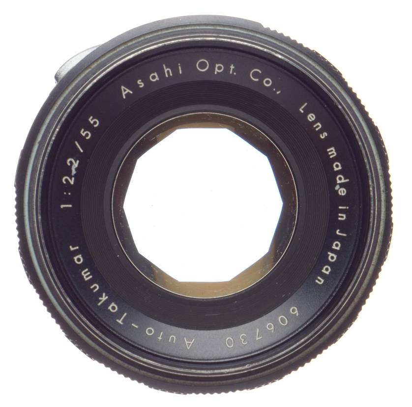 ASAHI PENTAX S1 SLR vintage 35mm chrome film camera Auto-Takumar 1:2.2/55mm lens f=55mm - Pentax