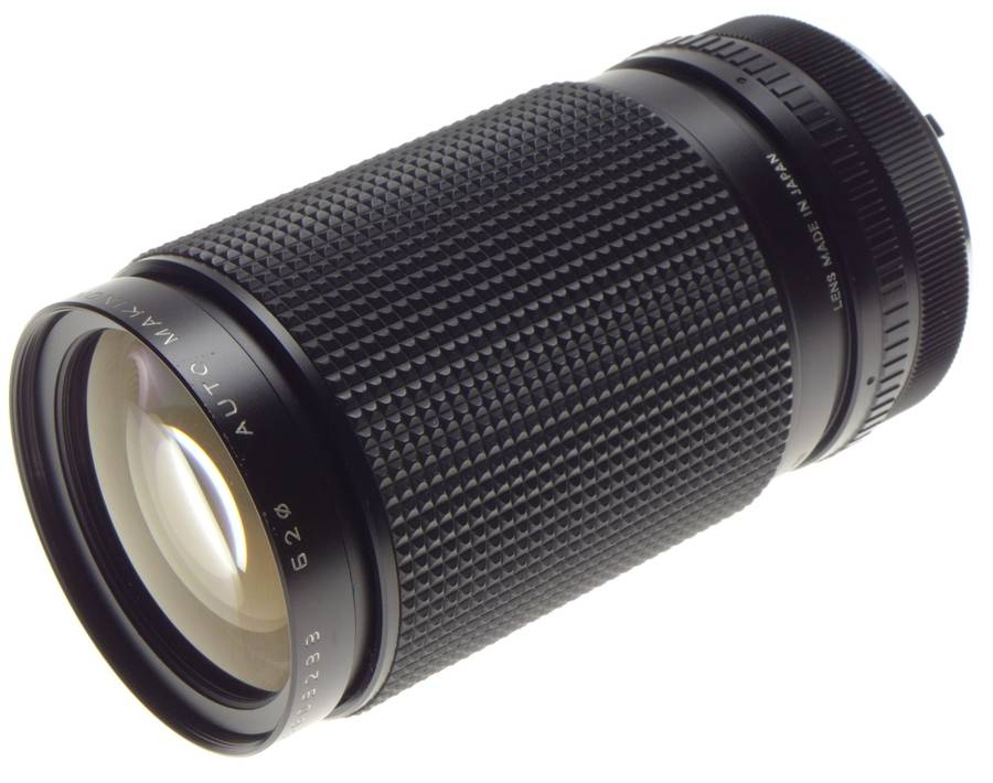 MINOLTA MD Auto MAKINON MC Zoom 1:4-5.5 f=35-210mm vintage film camera lens caps case - Minolta