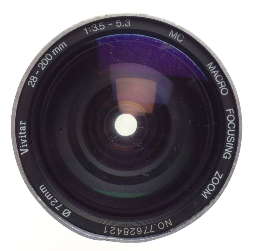 CANON FD lens mount VIVITAR 28-200mm Zoom 1:3.5-5.3 Macro focusing zoom well used bargain - Vivitar