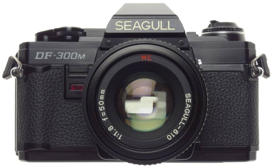 DF-300M SEAGULL Black MINT SLR 35mm vintage film camera 1.8/50mm lens f=50mm clean - Seagull