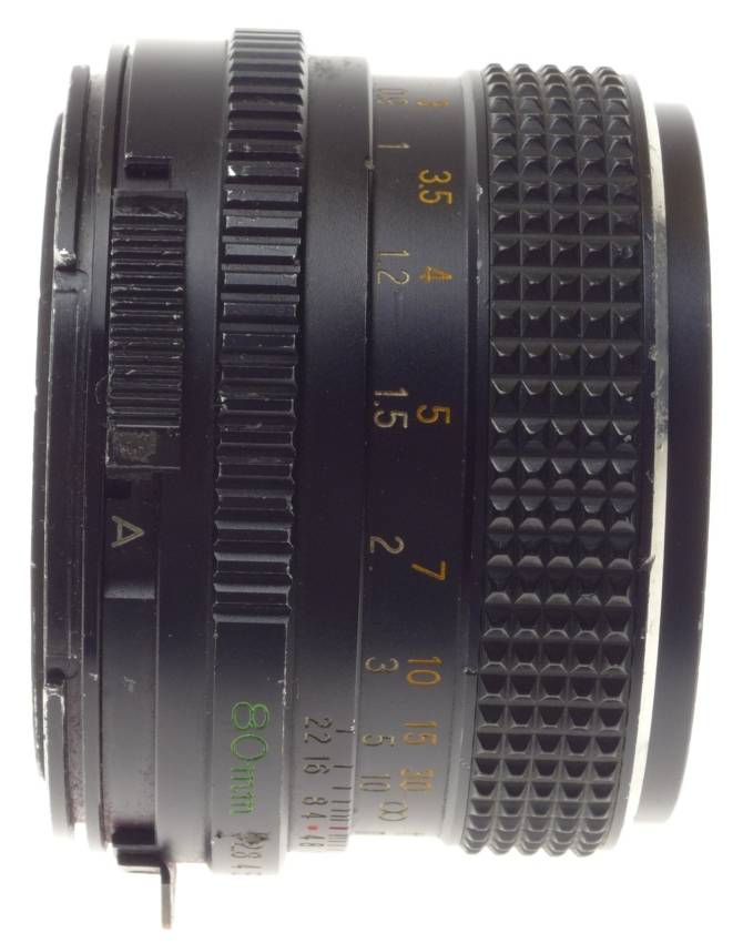 MAMIYA-Sekor C 1:2.8 f=80mm Prime medium format 120 roll film vintage camera lens 2.8/80mm - Mamiya