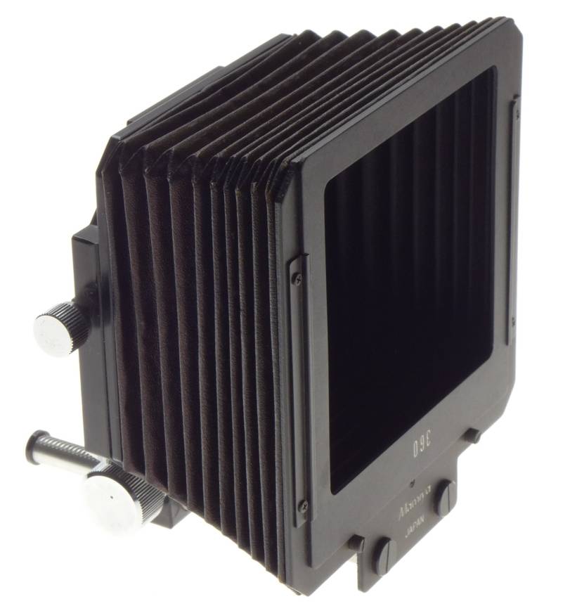 Mamiya Bellows Compendium Lens hood / shade attachment device for medium format film camera - Mamiya