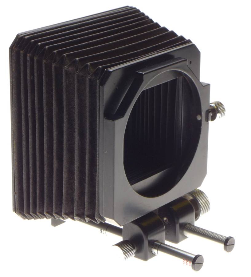 Mamiya Bellows Compendium Lens hood / shade attachment device for medium format film camera - Mamiya
