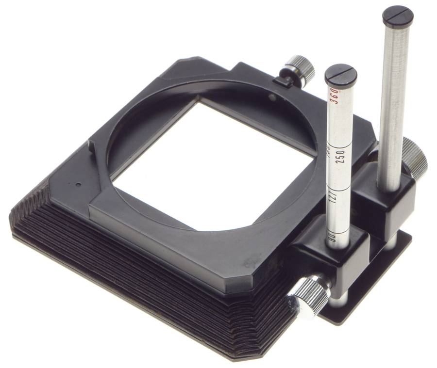 Mamiya Bellows Compendium Lens hood / shade attachment device for medium format film camera - Mamiya