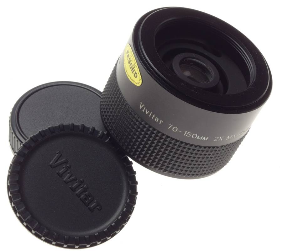 VIVITAR 70-150 2x matched Multiplier Doubler U/M-42 Mint as new caps box TM mount - Vivitar