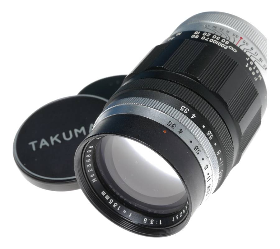 Pentax Takumar 1:3.5 f=135mm Screw mount vintage SLR lens Asahi