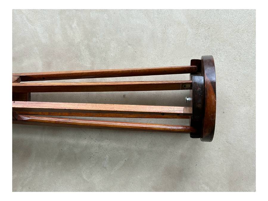 Wooden vintage large antique camera tripod period