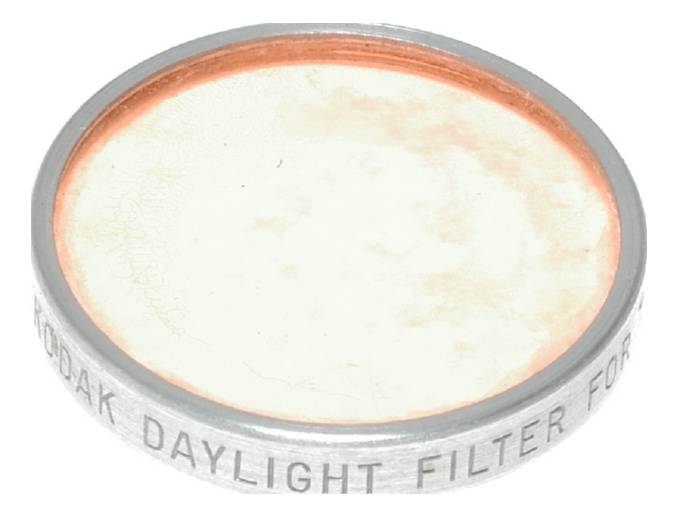 Kodak Series V Daylight Filter Blue Photoflood VI Portra Filter Adapter Ring