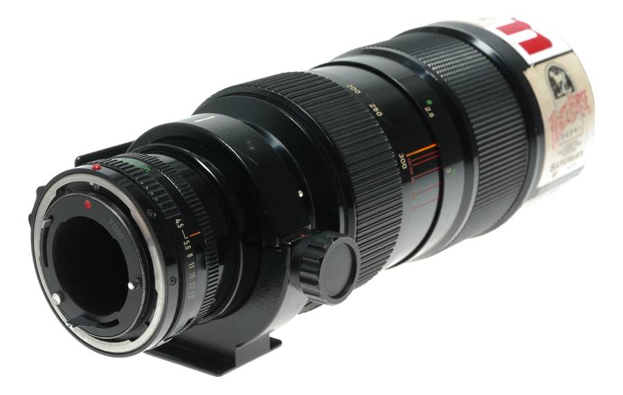 Canon Zoom 85-300mm F4.5 Camera Lens with Tripod Mount
