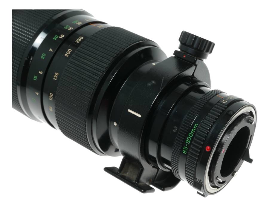 Canon Zoom 85-300mm F4.5 Camera Lens with Tripod Mount