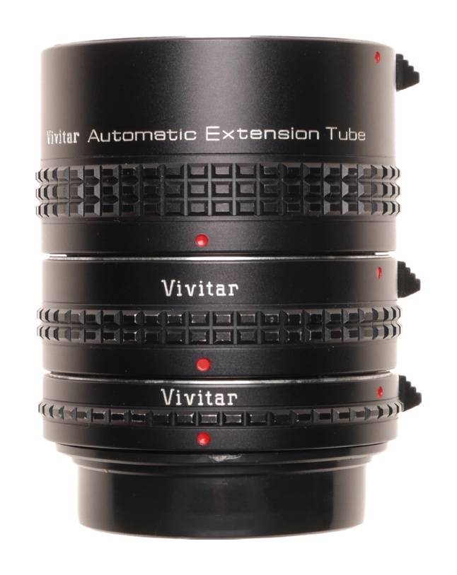 Nikon mount Vivitar extension tube set vintage film camera - Vivitar