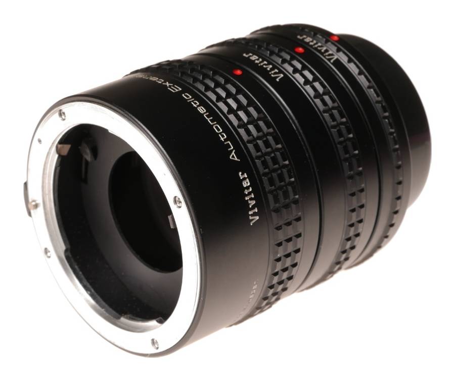 Nikon mount Vivitar extension tube set vintage film camera - Vivitar