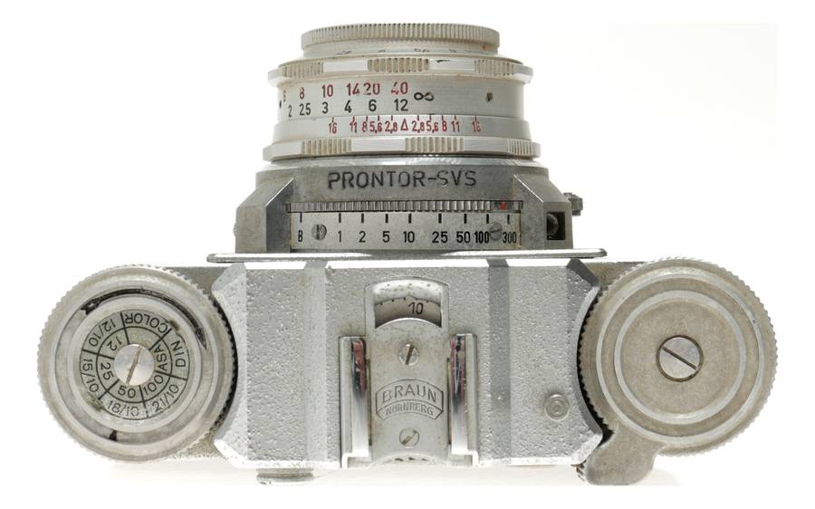Braun Super Paxette 35mm Film RF Camera E-Staeble-Kata 2.8/45 mm`