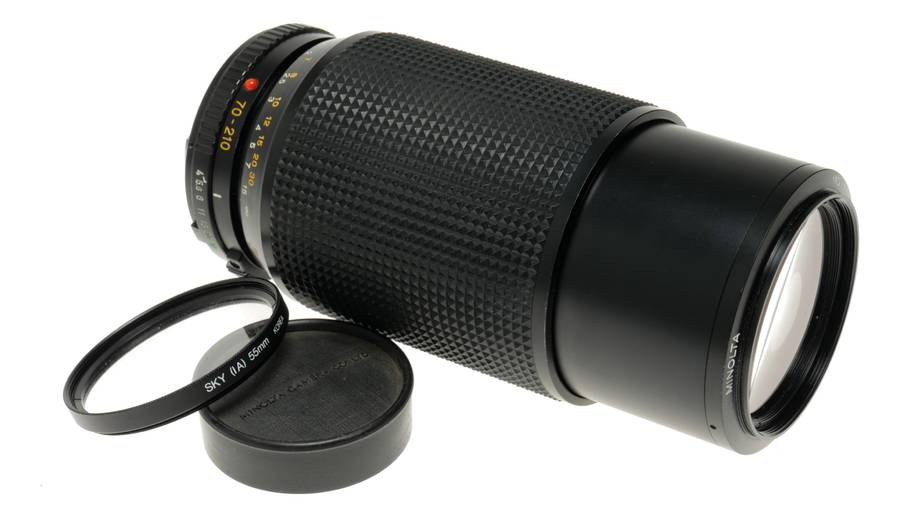 Minolta MD Zoom 70-210mm 1:4 SLR retro vintage optics