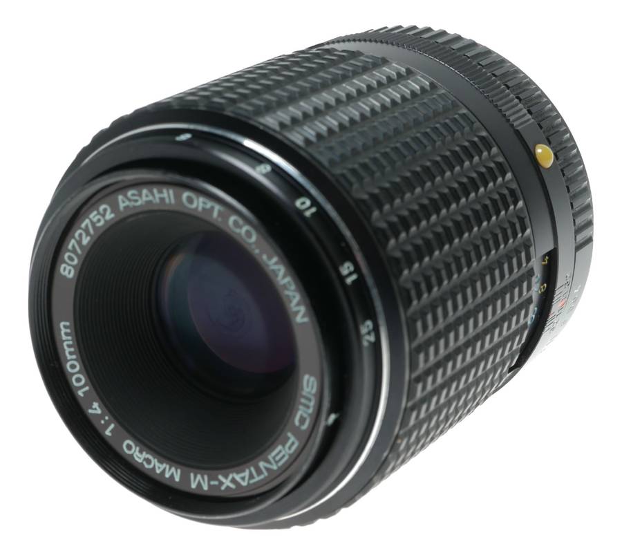 Asahi Pentax-M SMC Macro 1:4 100mm K Mount Camera Lens