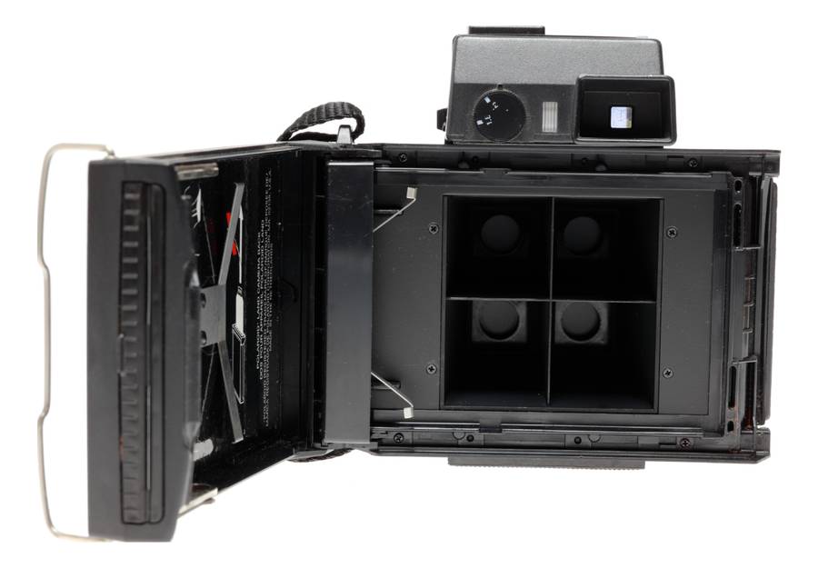 Phil systems in-a-snap polaroid ID vintage camera