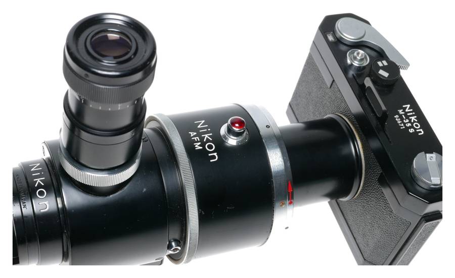 Nikon M-35S AFM Microscope Camera Automatic Microflex Unit