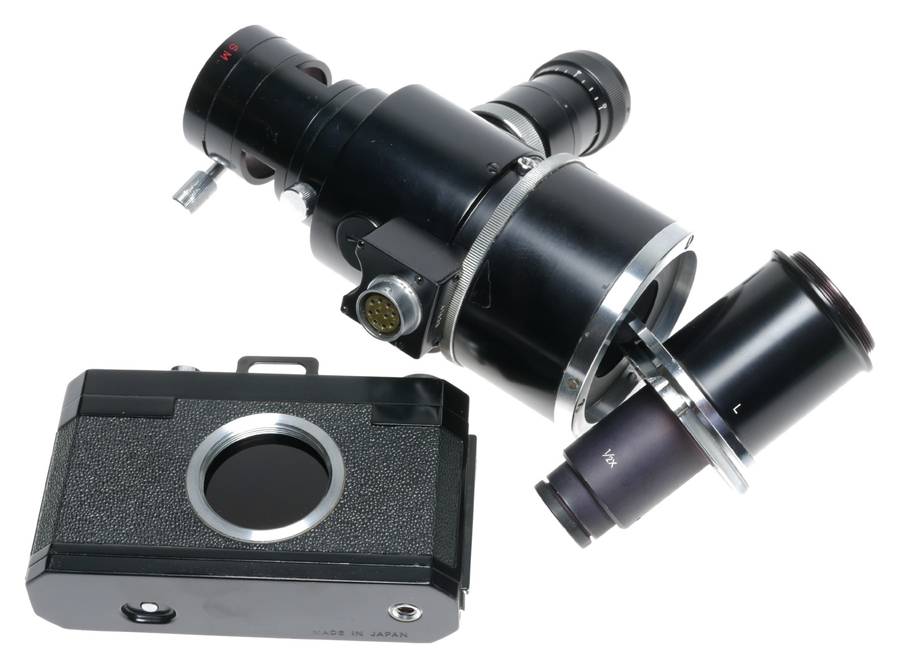 Nikon M-35S AFM Microscope Camera Automatic Microflex Unit