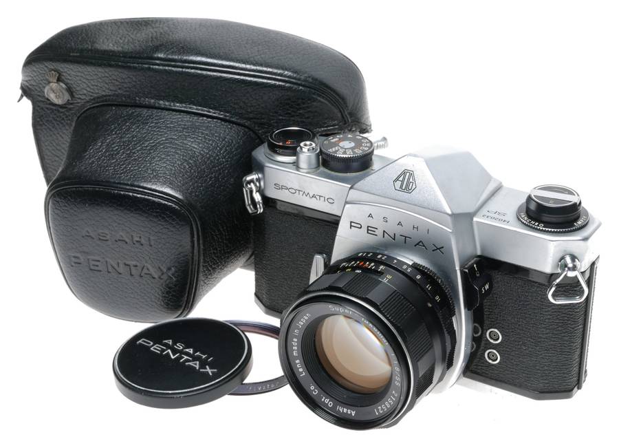 Asahi Pentax Spotmatic SP 1000 Nr.1402034 SLR Camera 1:1.8/55 Lens
