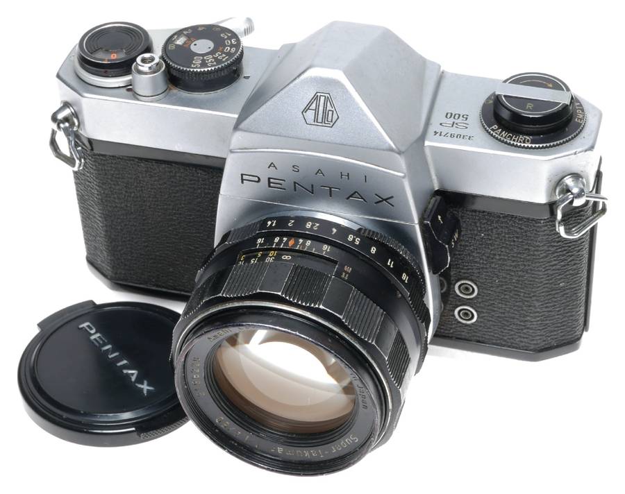 Asahi Pentax SP 500 Spotmatic SLR Film Camera 1.4/50 Super-Takumar Lens